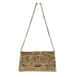 Vintage Susan Gail Genuine Snakeskin Shoulder Bag Leather Drop 14"